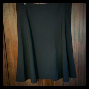 Large Roz & Ali Long Black Dressy Skirt